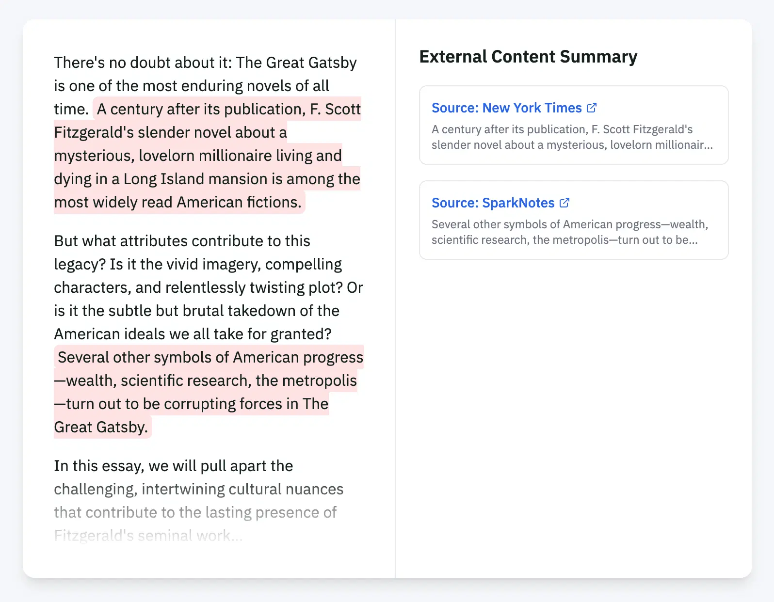 AI Plagiarism Detection