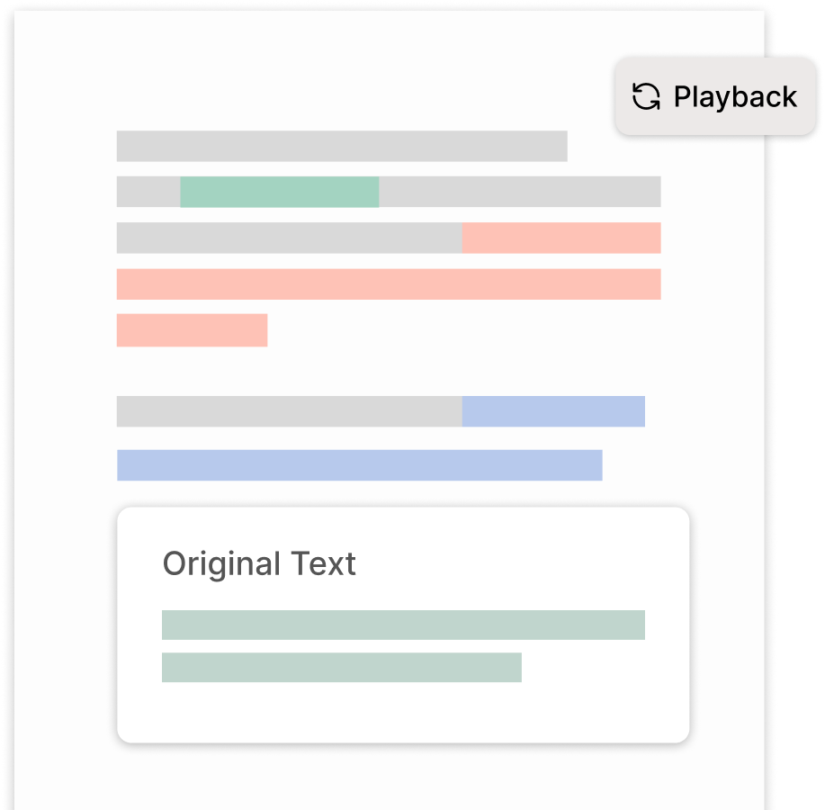 Shared document showing collaborative AI suggestions for students editing together.